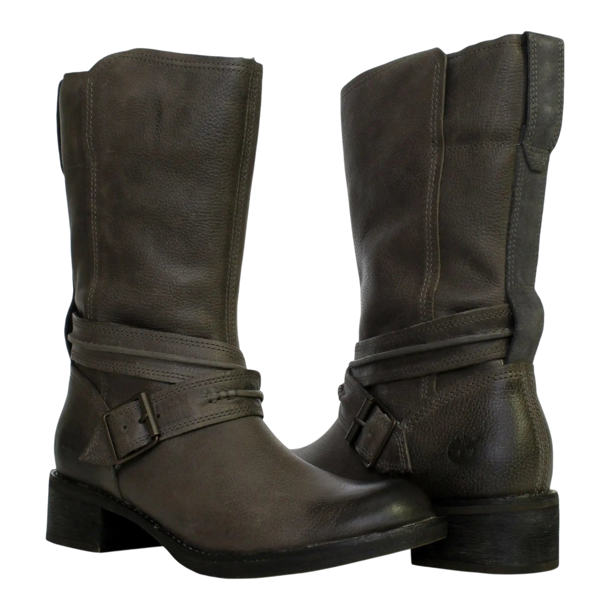 Timberland Whittemore Tall Side-Zip Women's Boots — Grey Leather
