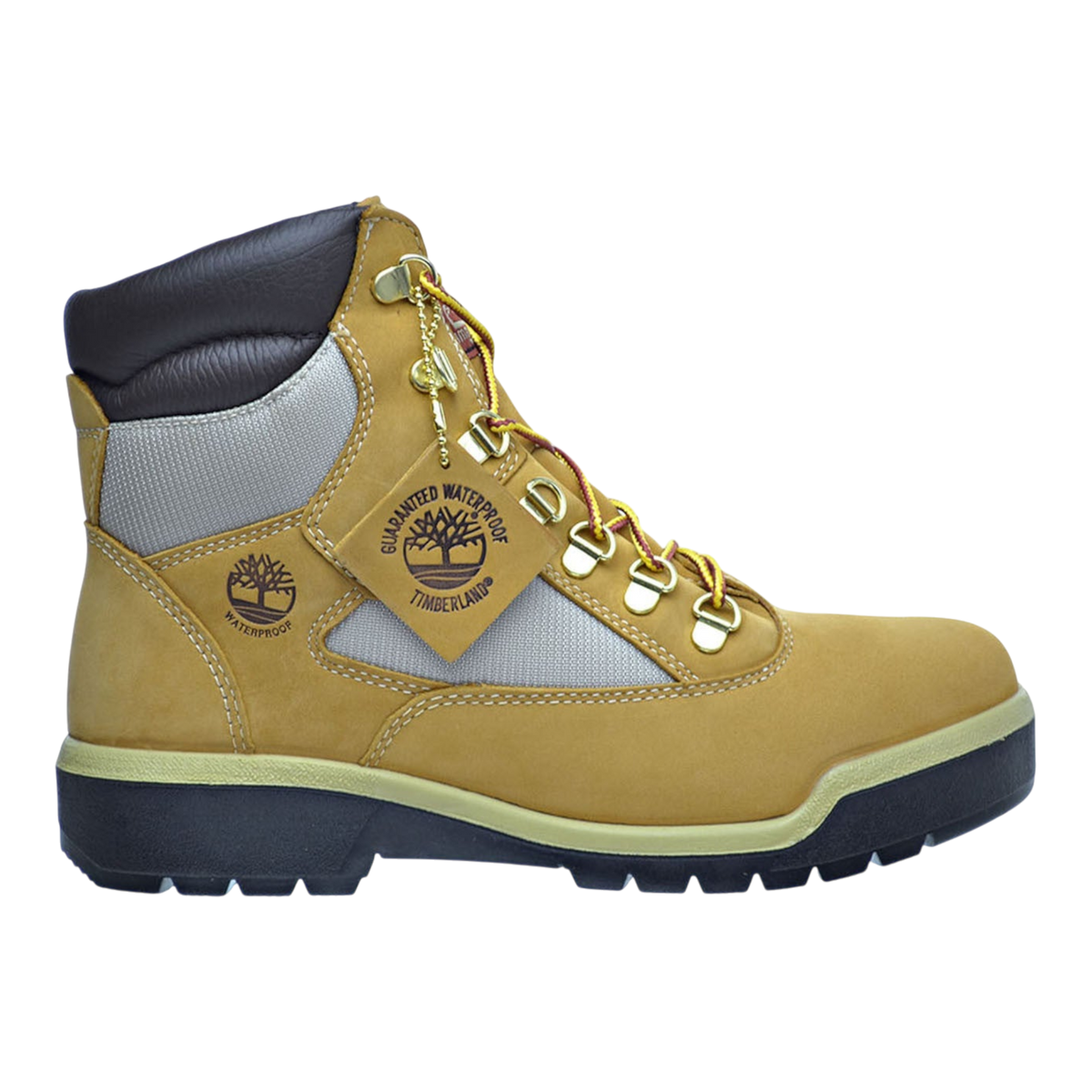 Timberland 6-Inch Waterproof Field Boot Men's Boots — Yellow Leather