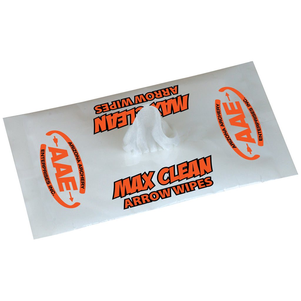 AAE Max Clean Arrow Wipes - Front View