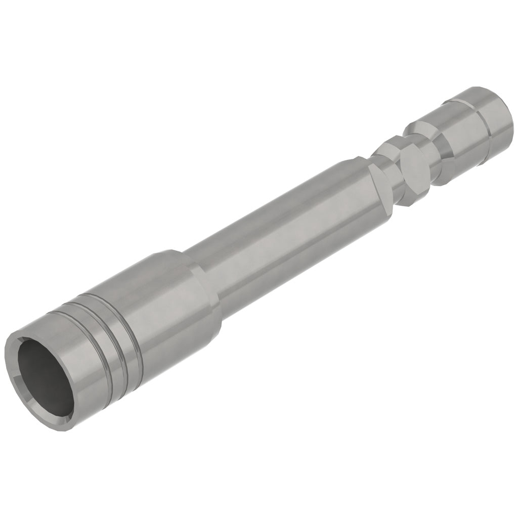 Gold Tip Accu-Tough Inserts in Stainless Kinetic 340 12 pk. - Front View
