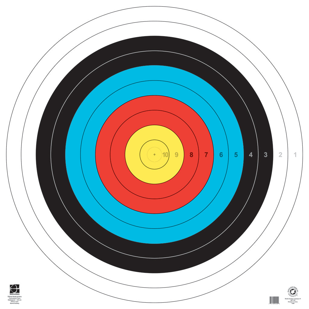 Maple Leaf Press Maple Leaf Target Face in Waterproof 122 cm. 15 pk. - Front View