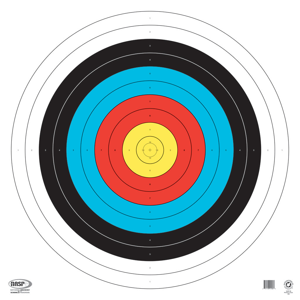 Maple Leaf Press Maple Leaf NASP Target in 80 cm. 25 pk. Tag Weight - Front View