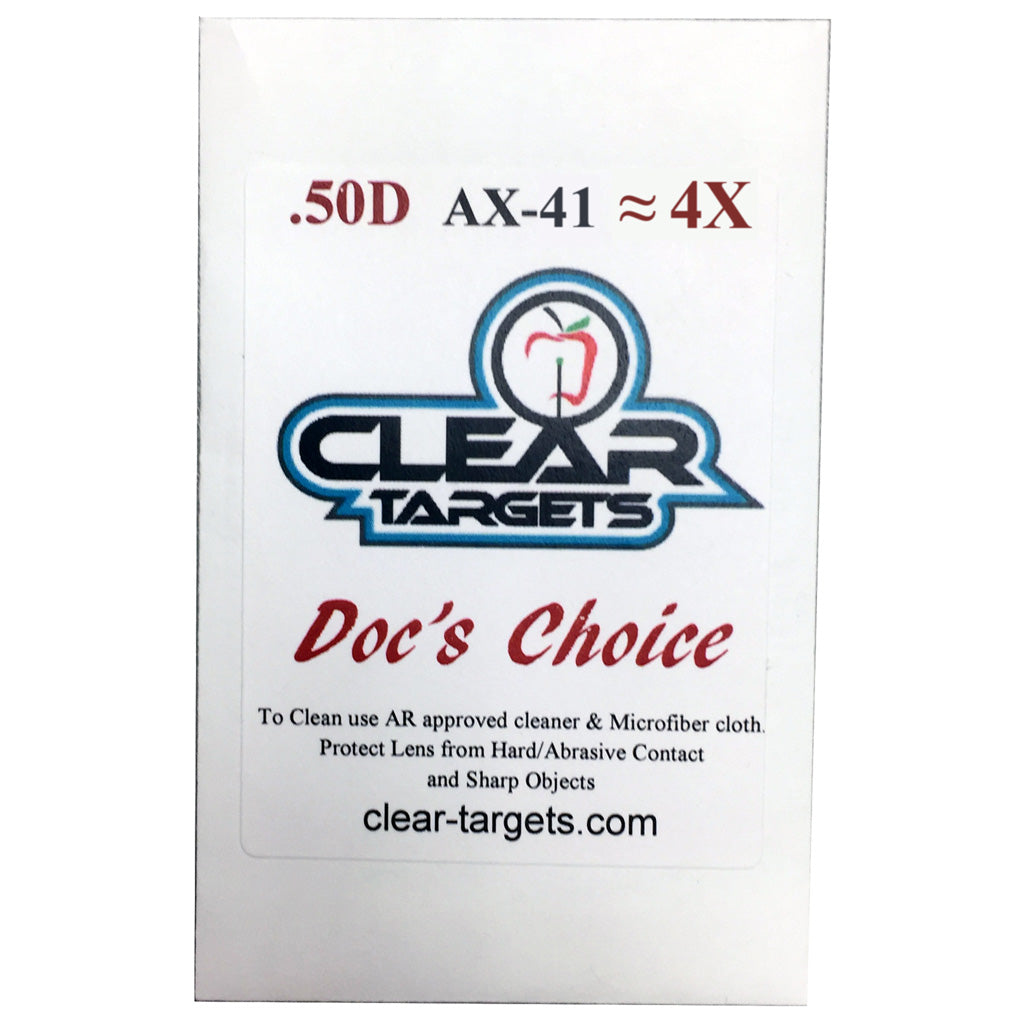 Axcel Docs Choice Lens in X-41 4X - Front View