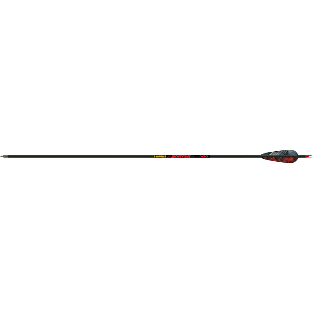 Gold Tip Hunter Arrows in 500 4 in. Feathers 6 pk. - Front View