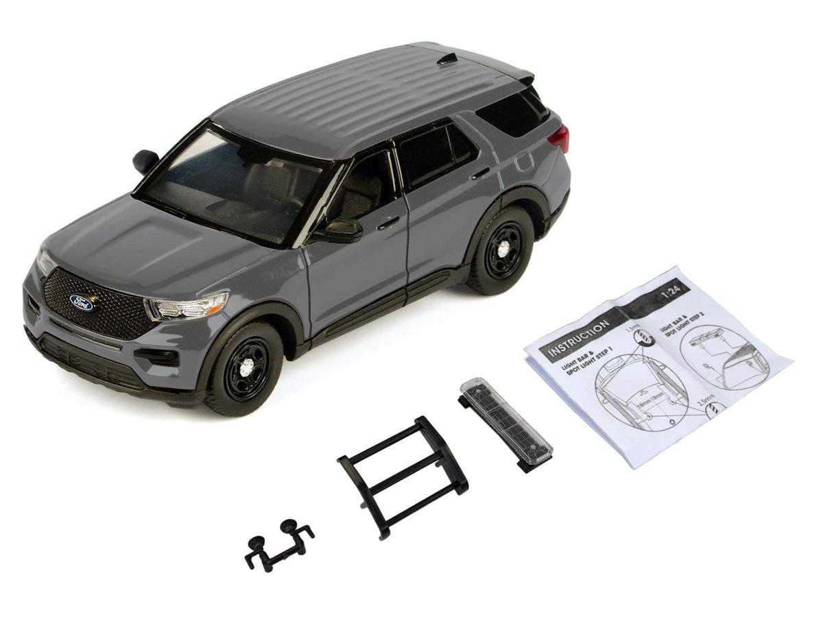2022 Ford Police Interceptor Utility Unmarked Gray Metallic "Builder's Kit" "Law Enforcement and Public - View 2