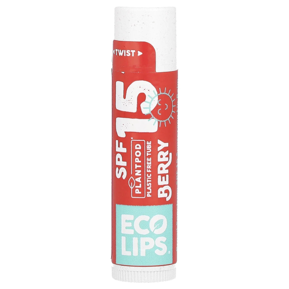 Ecolips Berry Lip Balm SPF 15, 0.15 oz (Case of 24)