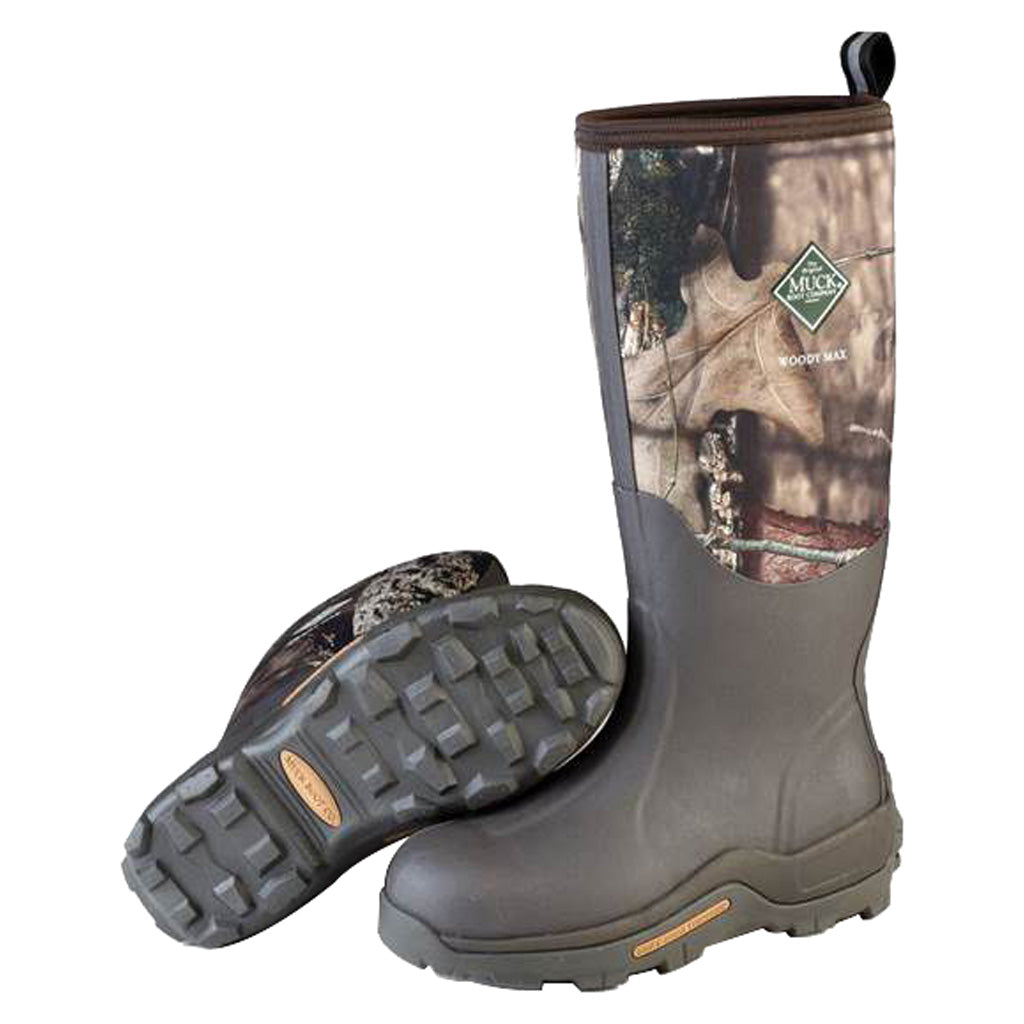 Muck Boots Muck Woody Max Boot in Mossy Oak Country Camo Men's 10 - Front View