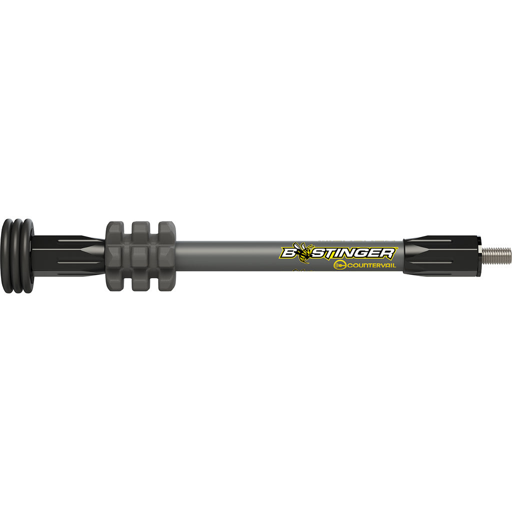 Bee Stinger MicroHex Stabilizer in Grey 8 in. - Front View