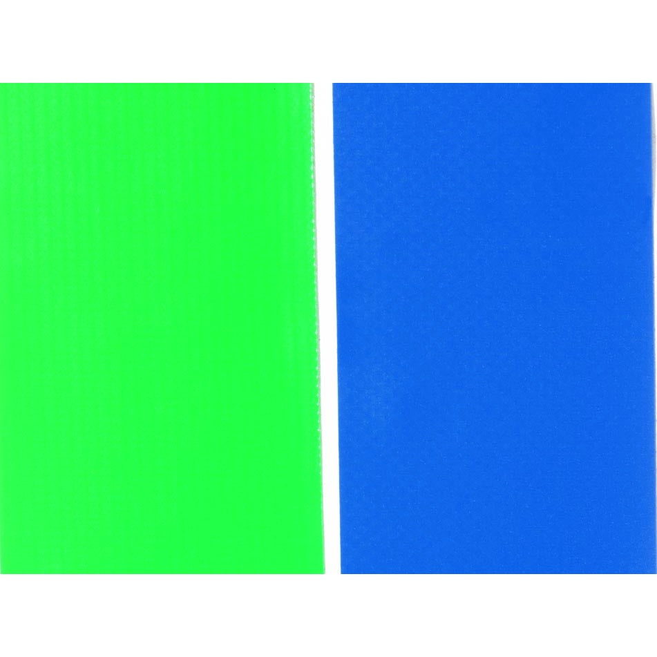 Martin Sports Triple Flag Football Belt Set, Snap Buckle in Blue Adult - Front View