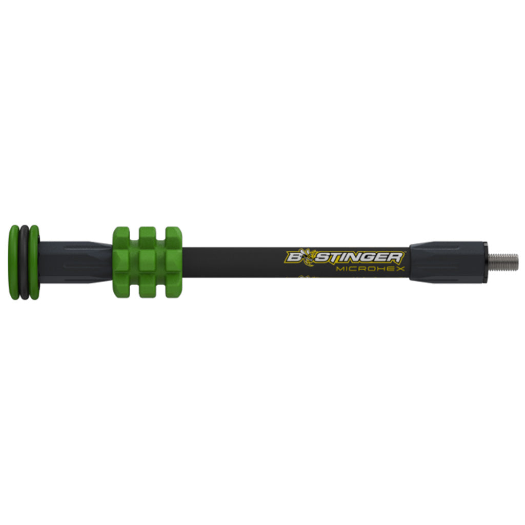 Bee Stinger MicroHex Stabilizer in Green 8 in. - Front View