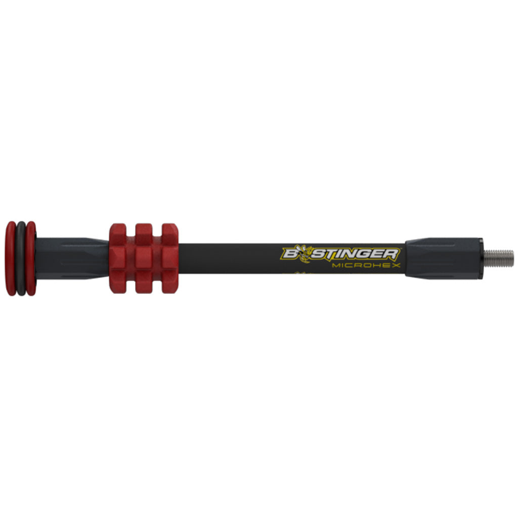Bee Stinger MicroHex Stabilizer in Red 10 in. - Front View