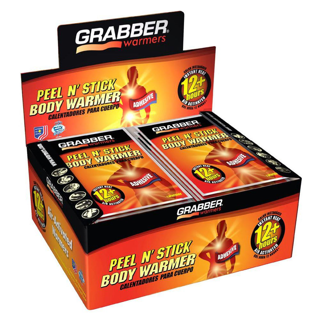 Grabber Adhesive Body Warmers - Front View