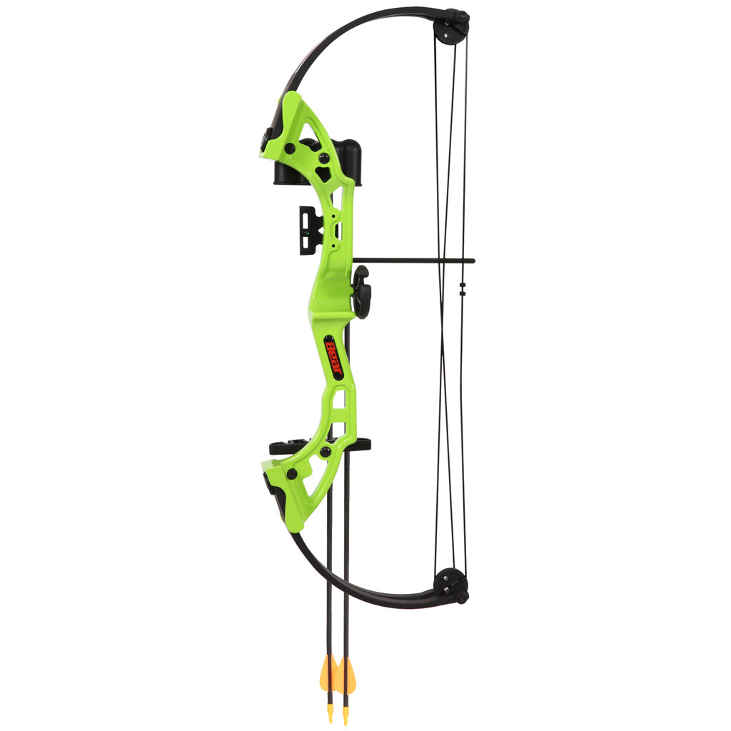 Bear Brave Bow Set in Green - Front View