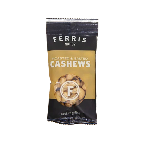 Ferris Nut Co. Roasted Salted Cashews, 1.75 oz (Case of 24)