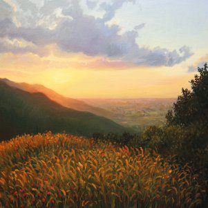 Dusk Outdoor Canvas Wall Art