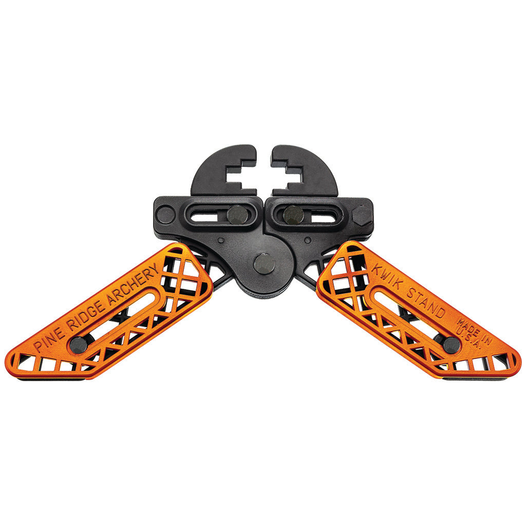 Pine Ridge Kwik Stand Bow Support in Orange/Black - Front View