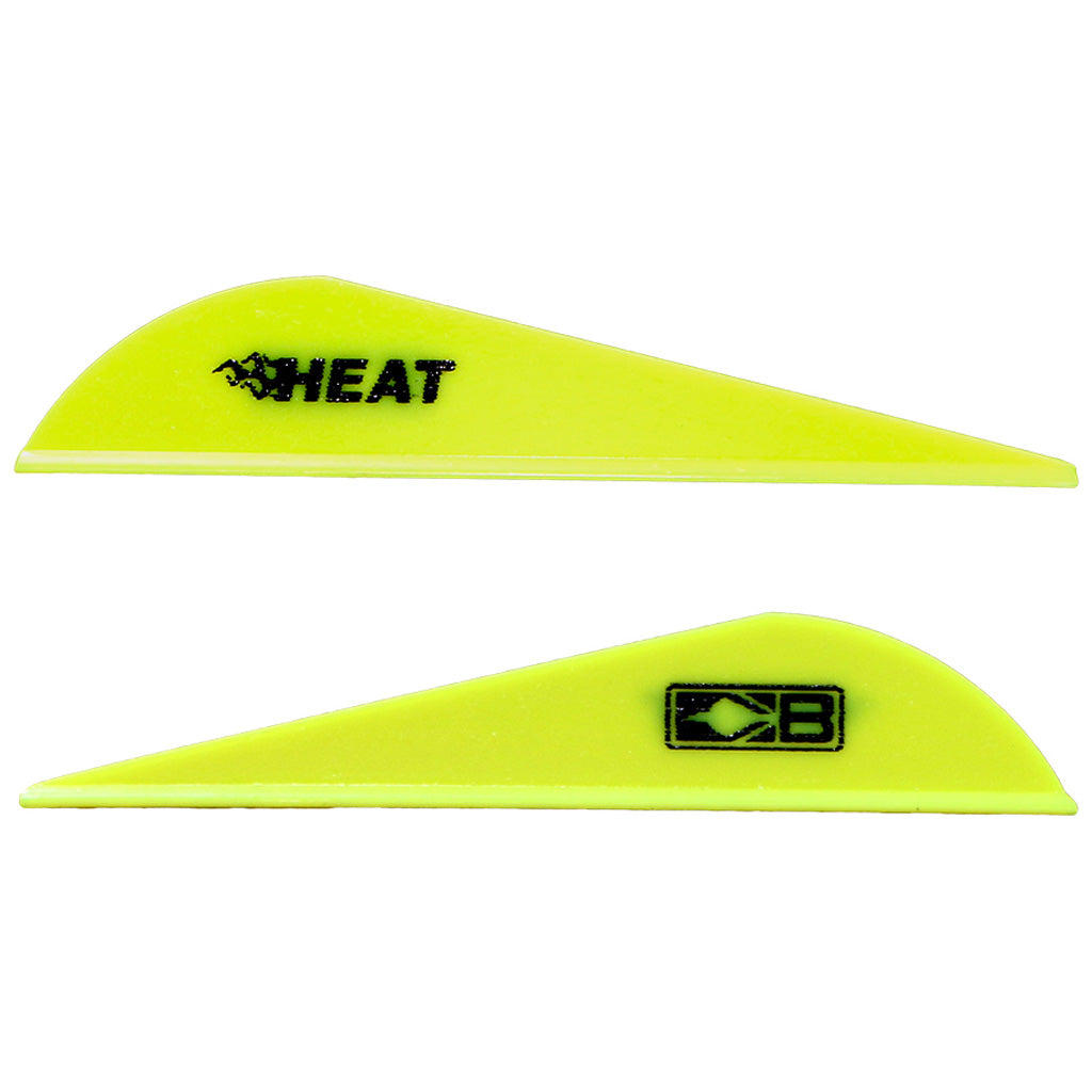Bohning Heat Vanes in Yellow - Front View