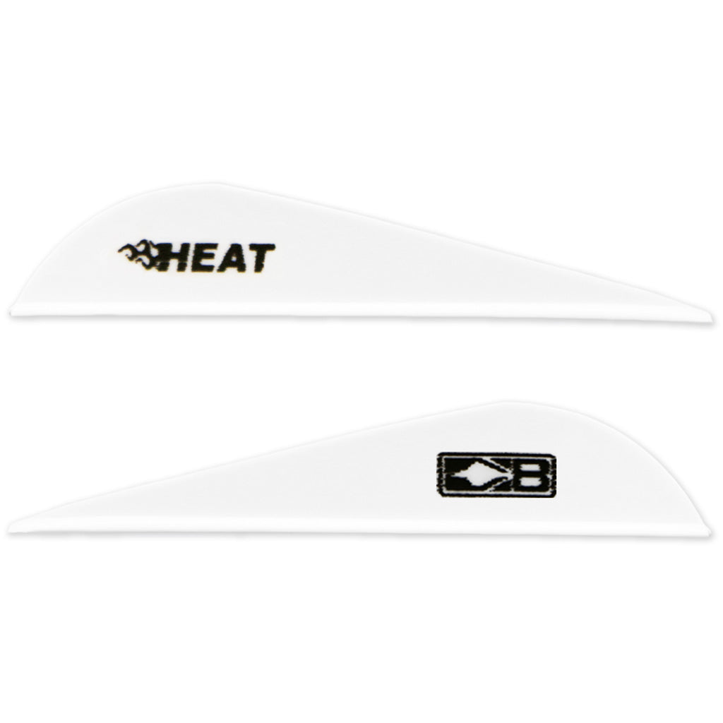 Bohning Heat Vanes in White - Front View