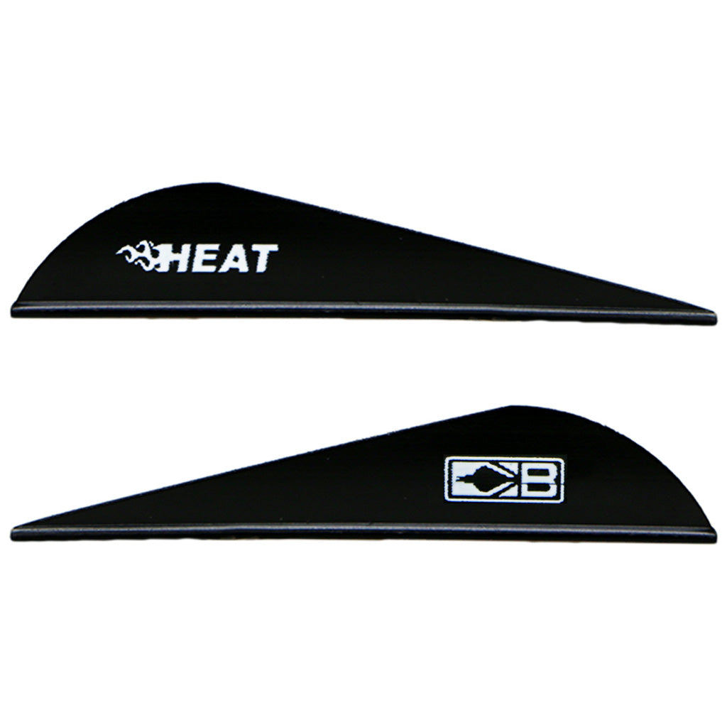 Bohning Heat Vanes in Black - Front View