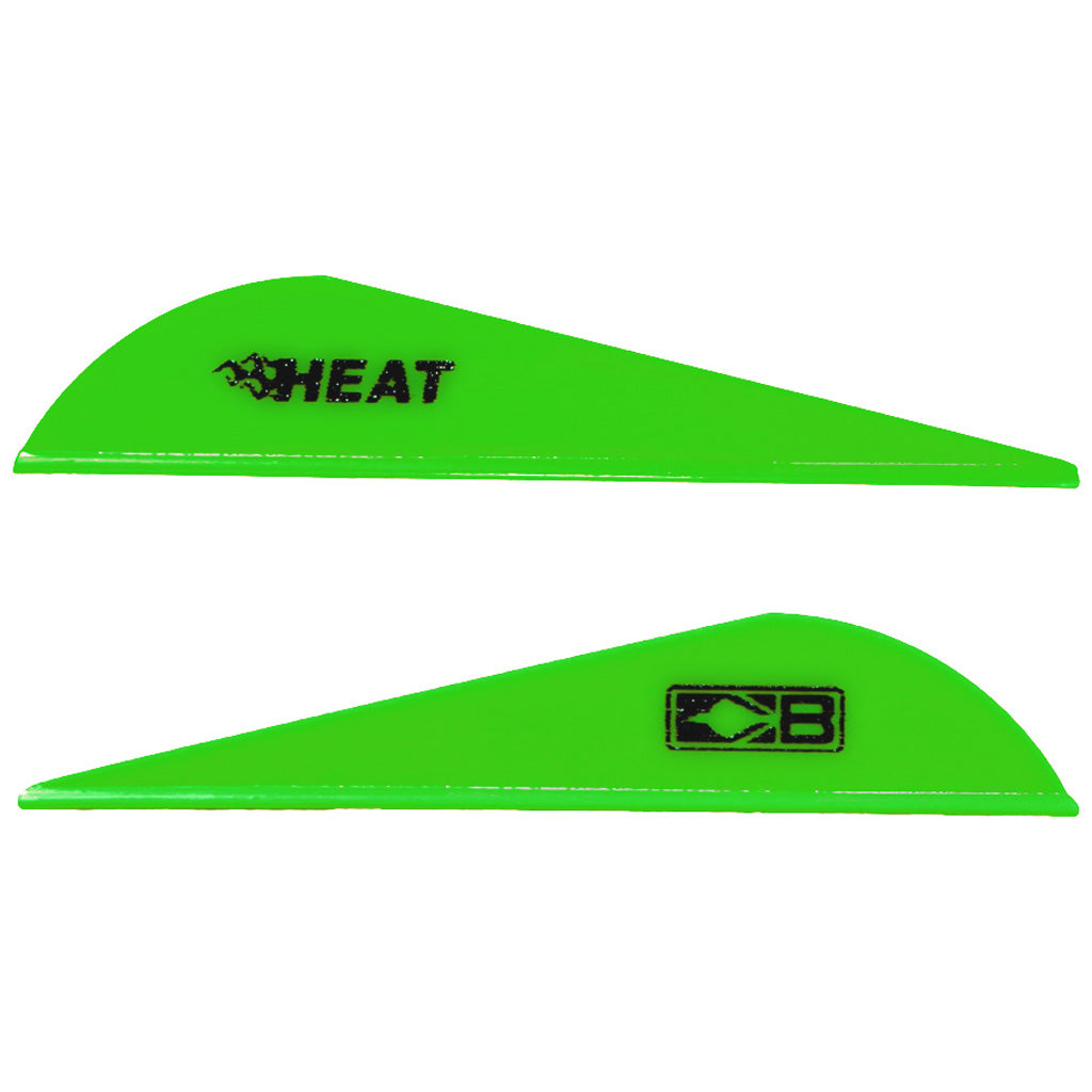 Bohning Heat Vanes in Green - Front View
