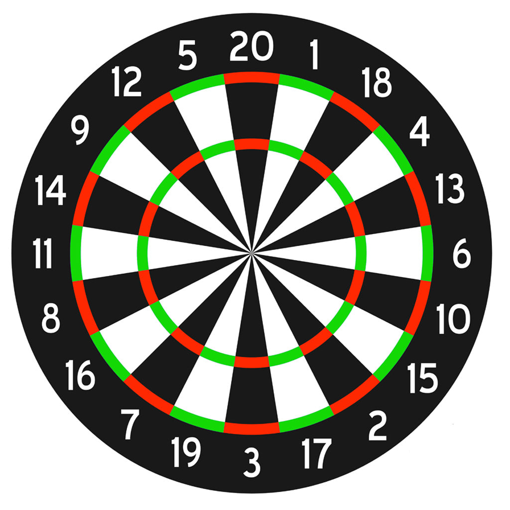 DuraMesh Archery Target in Dartboard 25 in. x 32 in. - Front View