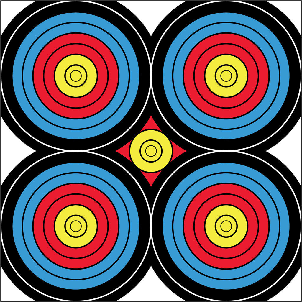 DuraMesh Archery Target in Sight In 24 in. x 24 in. - Front View