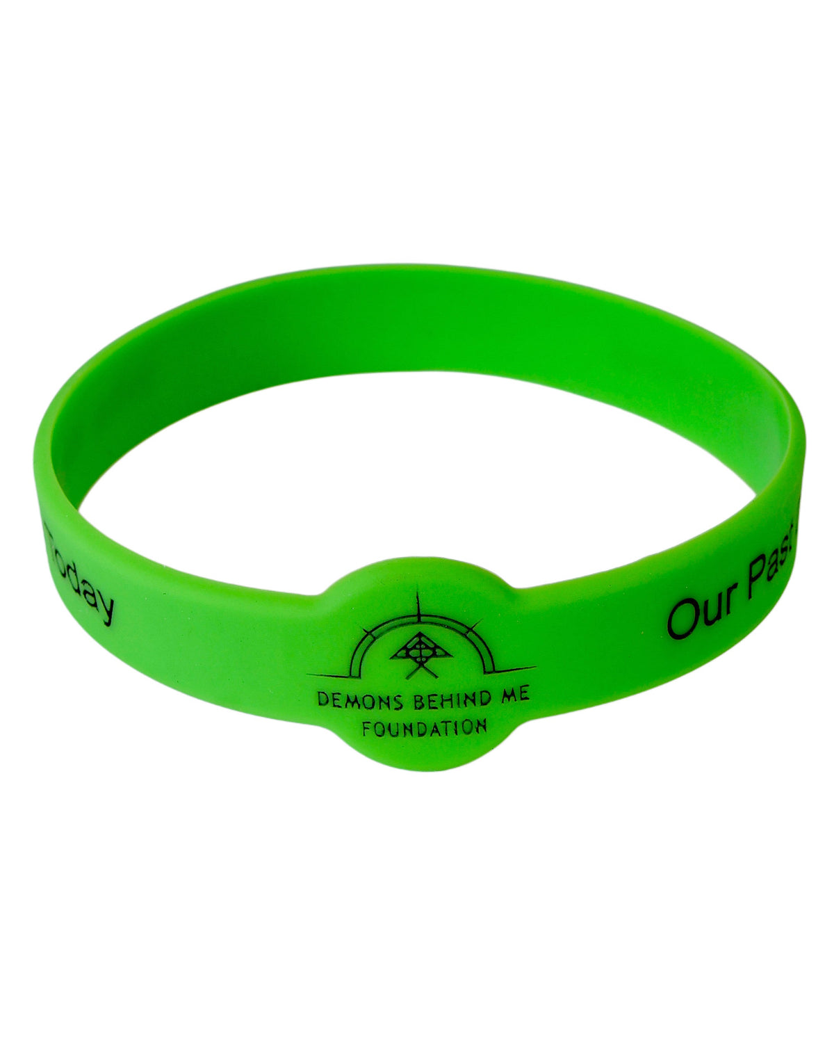 "Demons Behind Me Foundation" Double-Sided Wristband