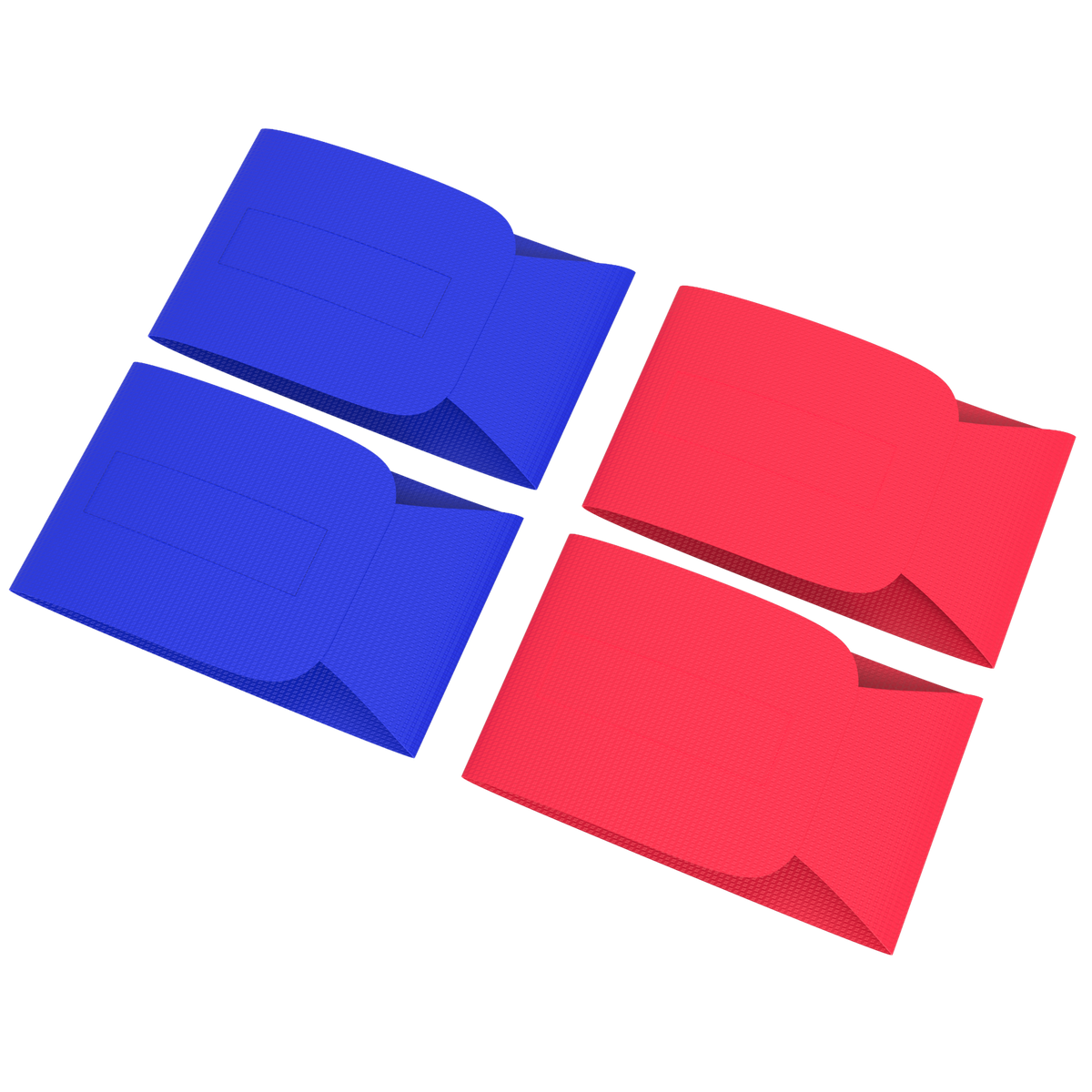 Red & Blue Freestyle Wrestling Ankle Bands