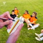 Soccer Referee Game Cards Pro | 50 Pack | Double Sided Thick Print Match Data Record Set