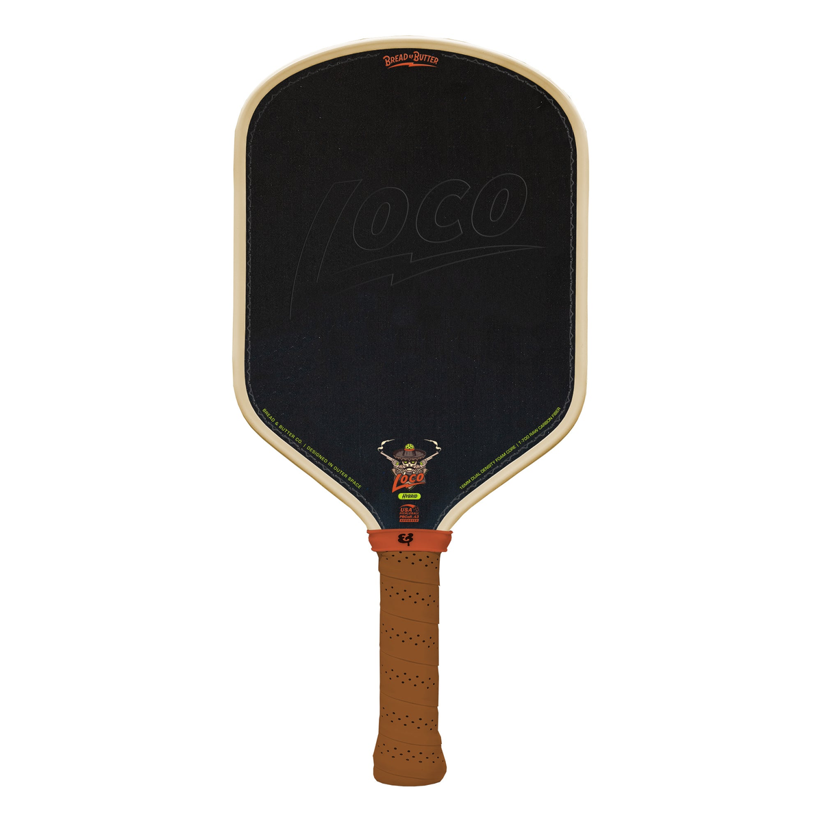 Bread and Butter Loco 16mm Pickleball Paddle Hybrid / Tan