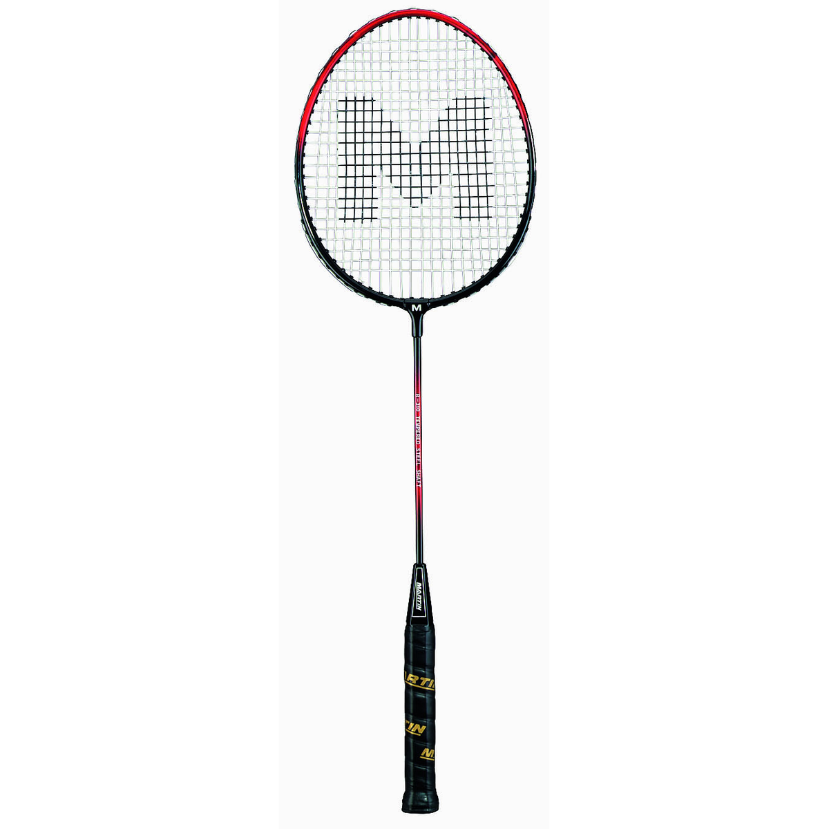 Martin Sports Club Badminton Racket, Hi Tempered Steel - Front View