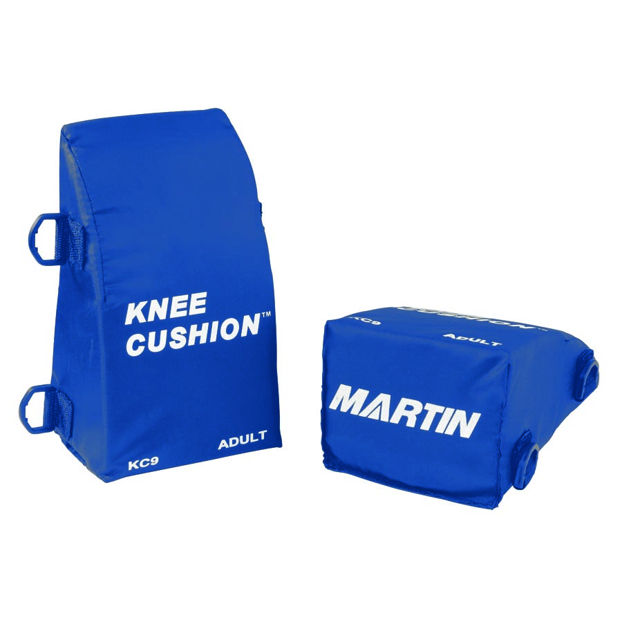 Martin Sports Catcher's Knee Cushions, Pair in Youth Royal - Front View