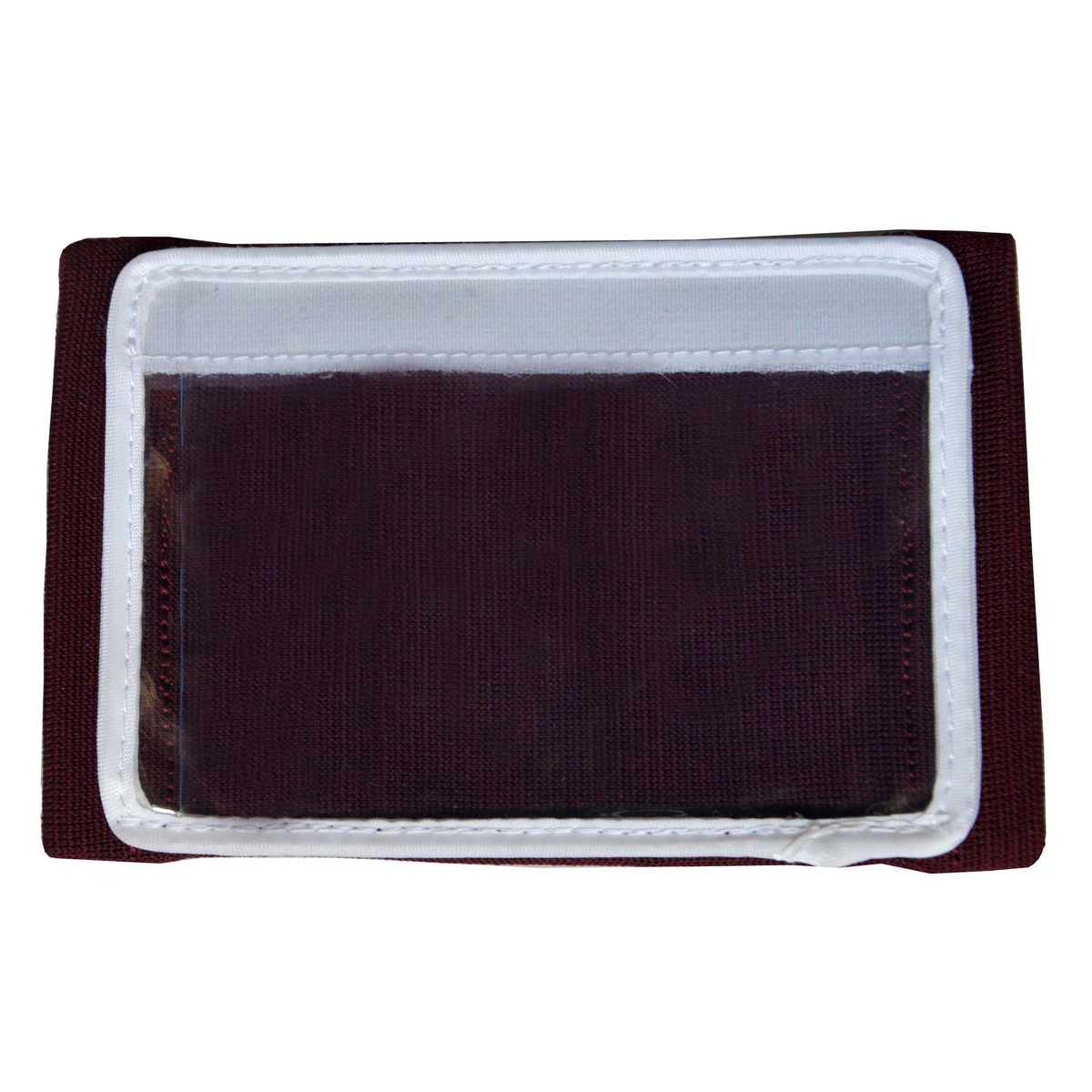 Martin Sports Adult Football Wrist Coach, Three Pocket in Maroon - Front View