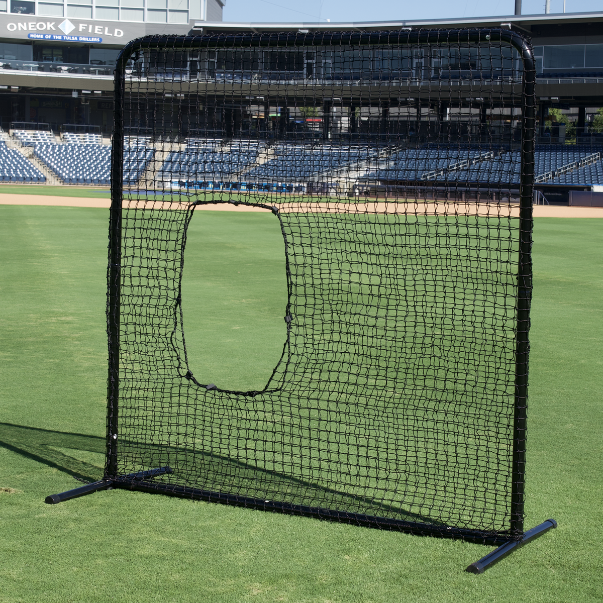 Cimarron 7x7 #42 Softball Net and Commercial Frame with Padding - Alternate View 3