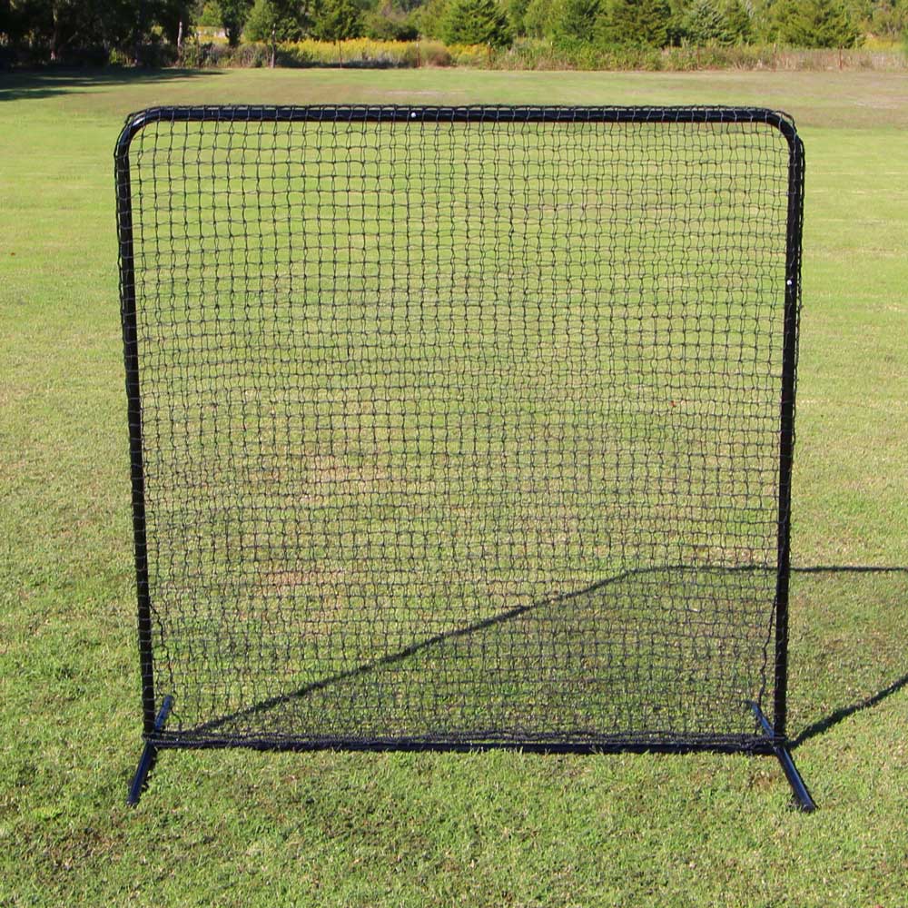 Cimarron 7x7 #42 Fielder Net and Frame with Wheels - Front View