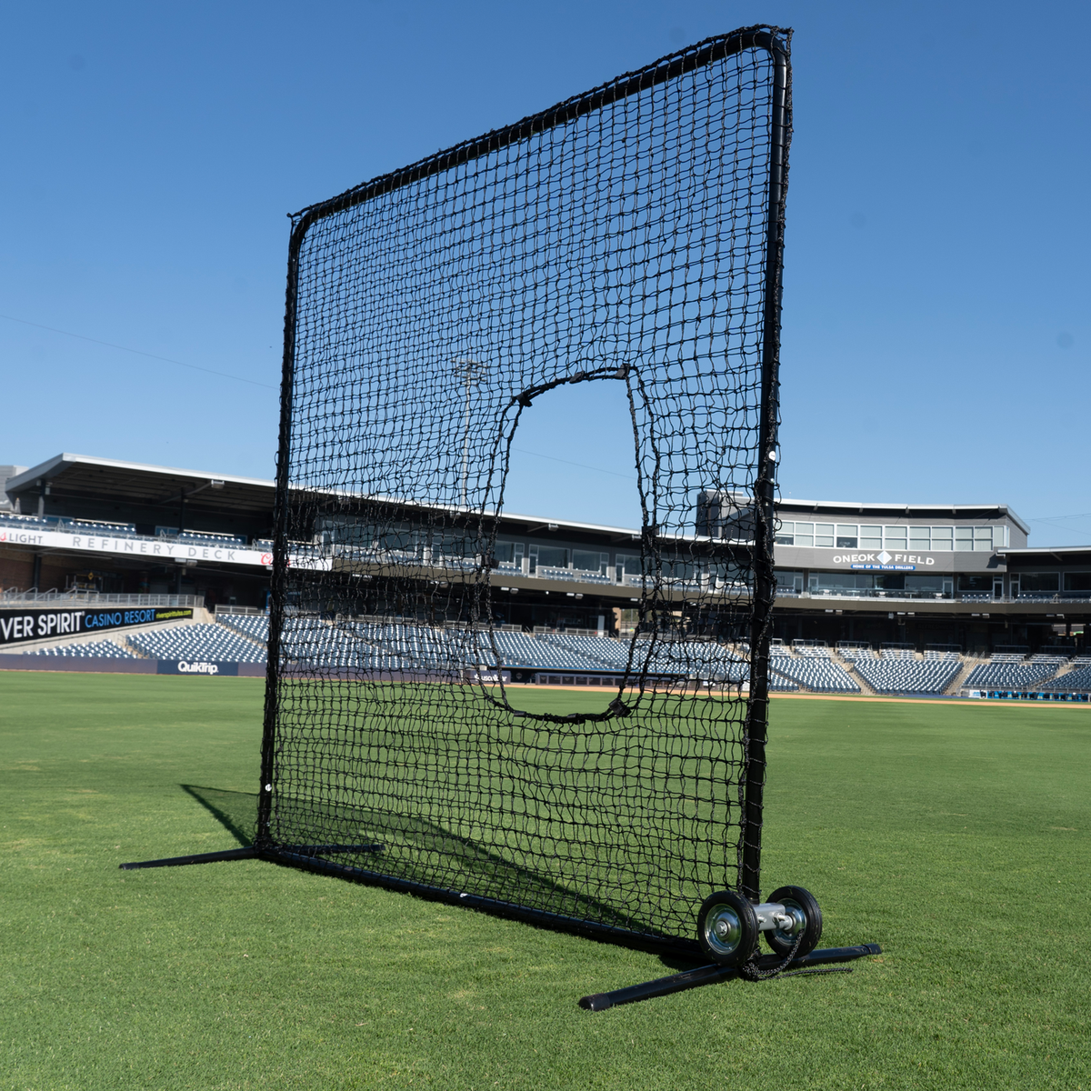 Cimarron 7x7 #42 Softball Net and Commercial Frame - Alternate View 2