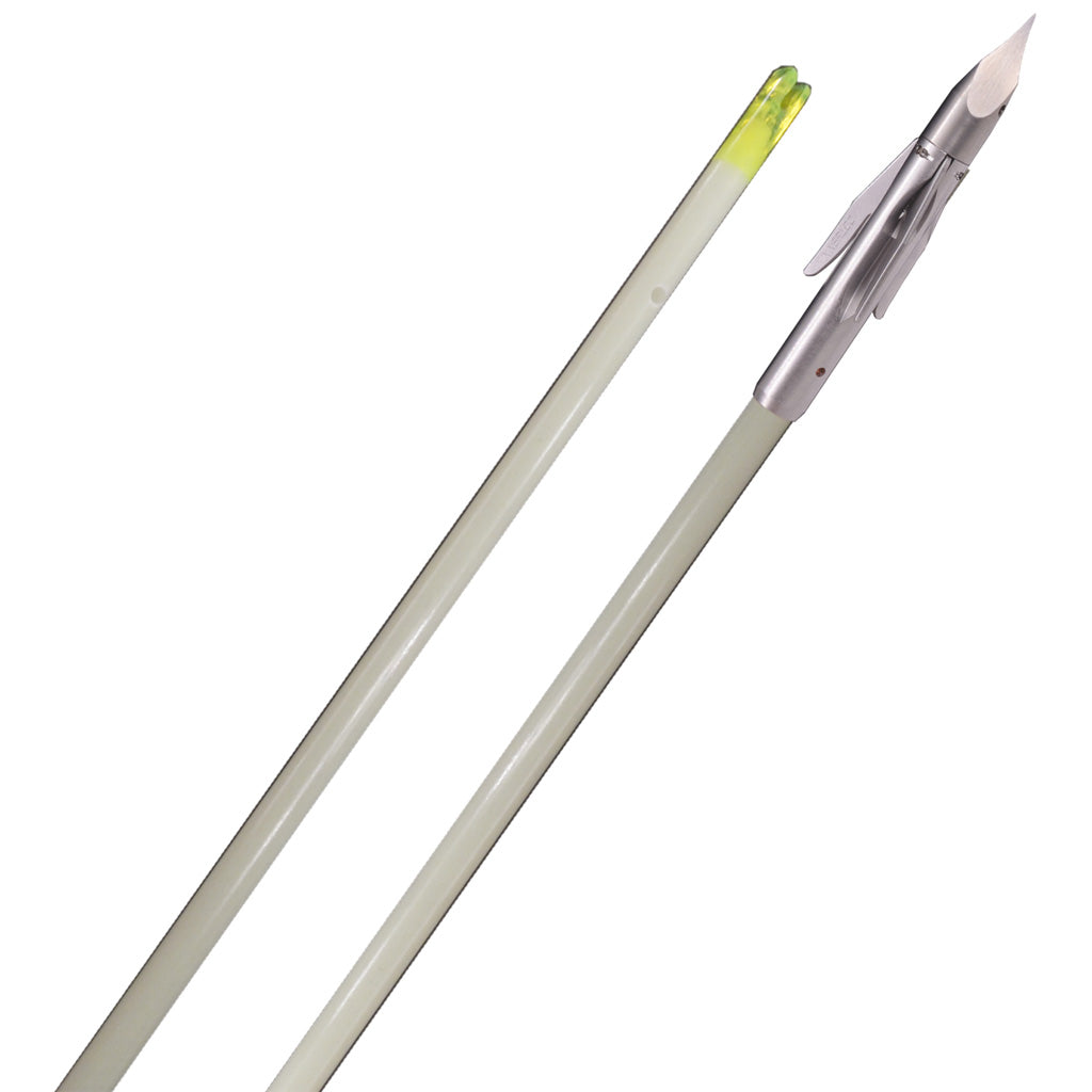 Innerloc Glow Max Bowfishing Arrow in Green - Front View