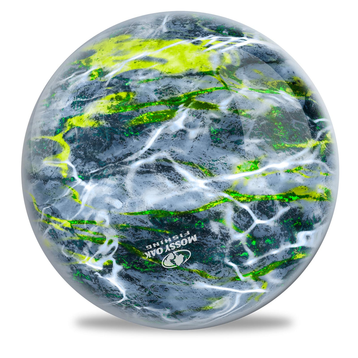 On The Ball Bowling Mossy Oak Fishing Yellowtail Bowling Ball Design - view 2