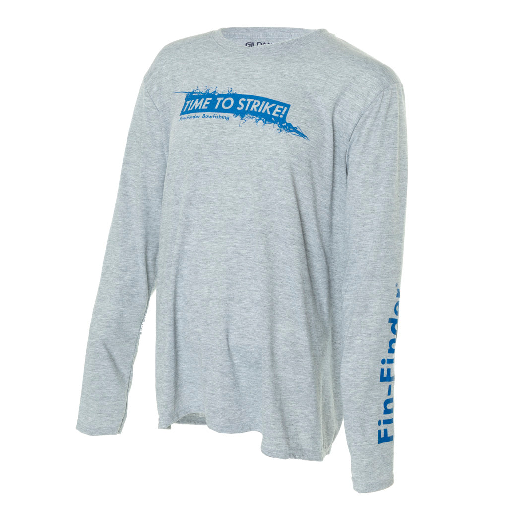 Fin-Finder Time to Strike Long Sleeve Performance in Men's 2XL - Front View