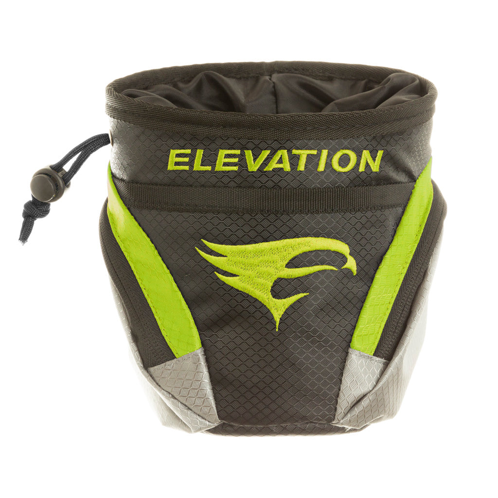 Elevation Core Release Pouch in Green/Black - Front View