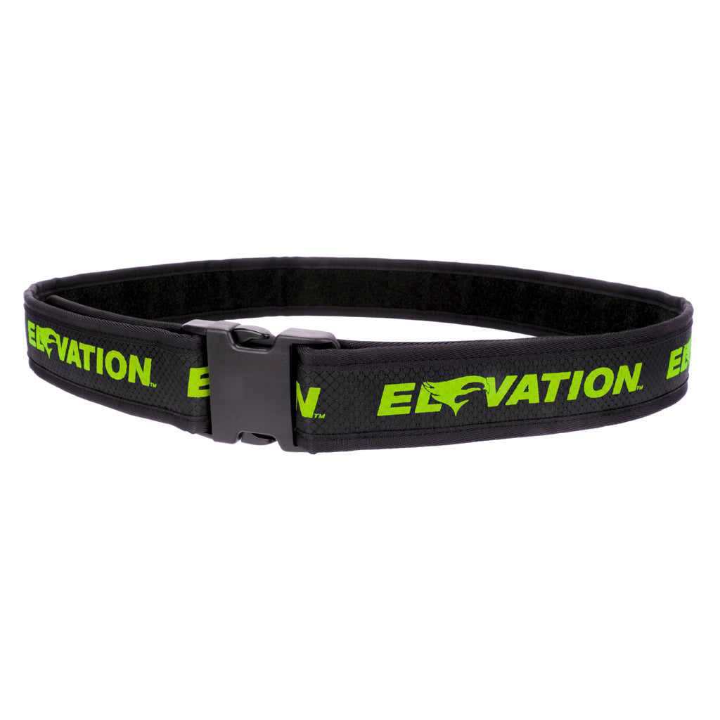 Elevation Pro Shooters Belt in Green/Black - Front View