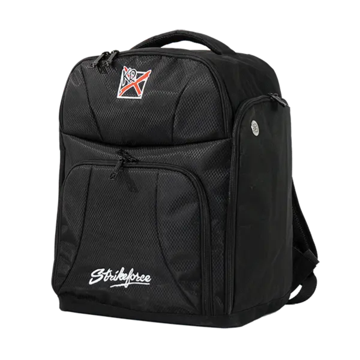 KR Strikeforce Single Ball & Shoe Black Backpack Bowling Bag
