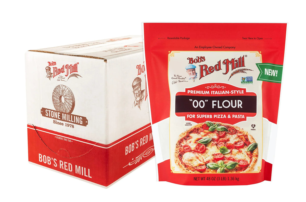 Bob's Red Mill Premium Italian 00 Flour, 48 oz (Case of 4)