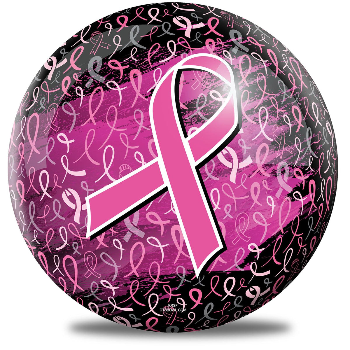 On The Ball Bowling OTB - Pink Ribbon - view 1