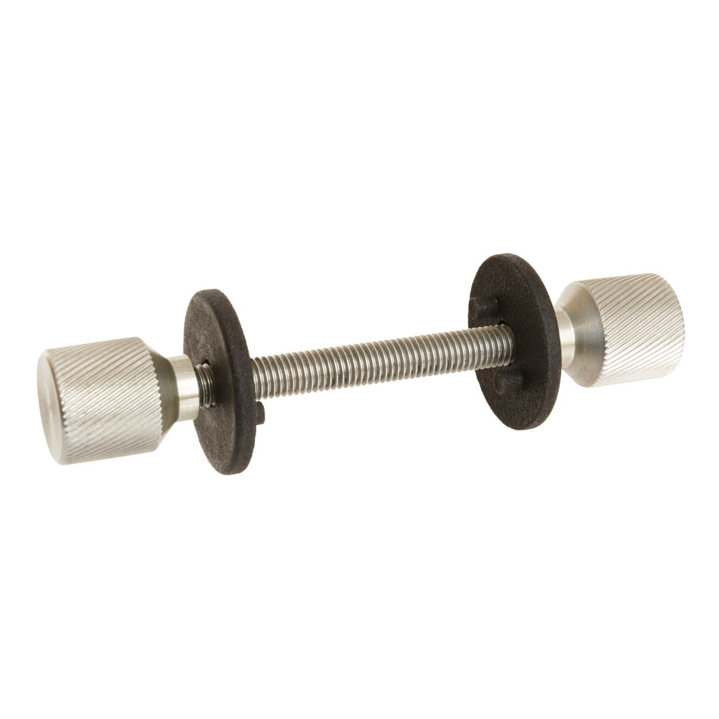 October Mountain Revolution Serving Jig in Silver - Front View