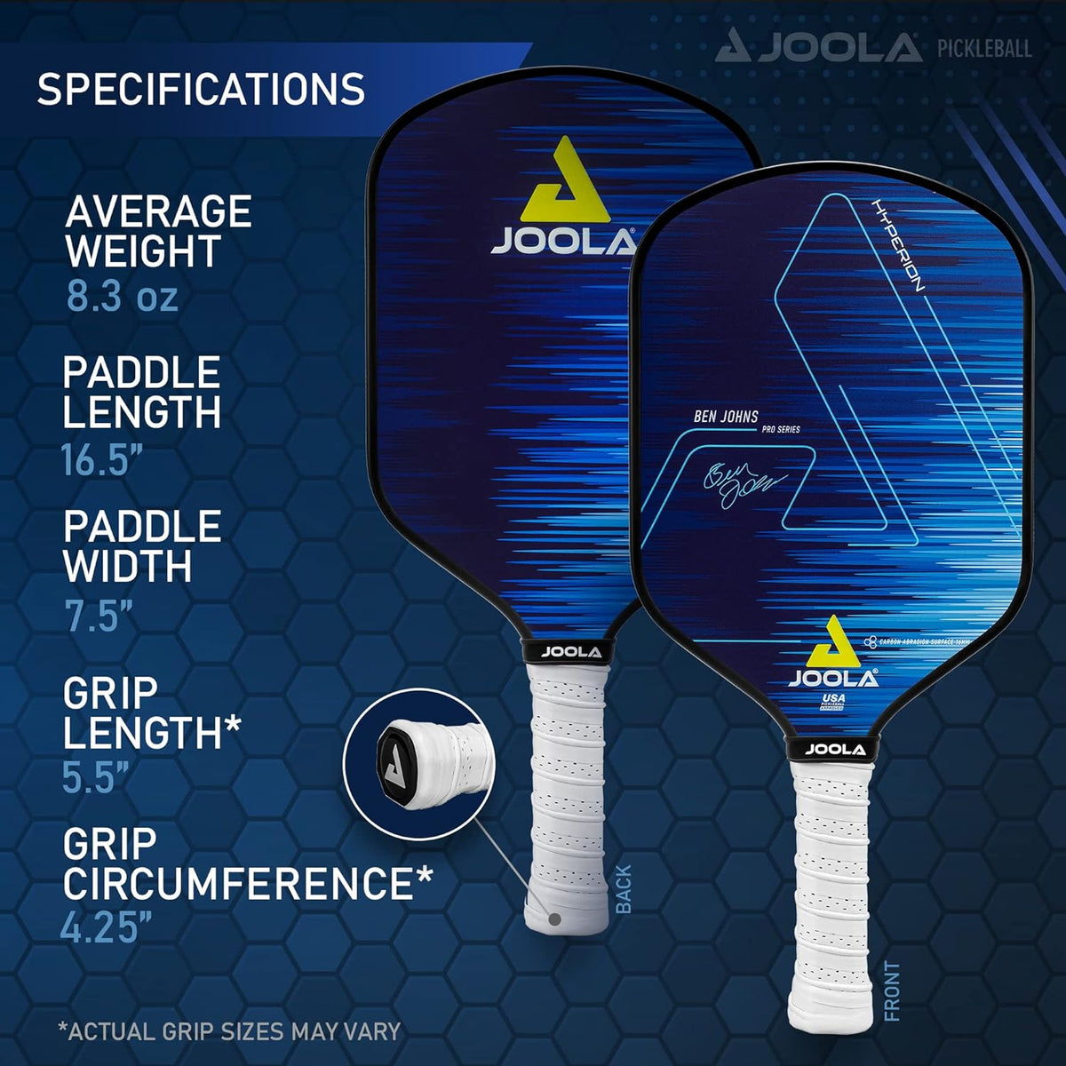 JOOLA Hyperion CAS 16mm Pickleball Paddle product image
