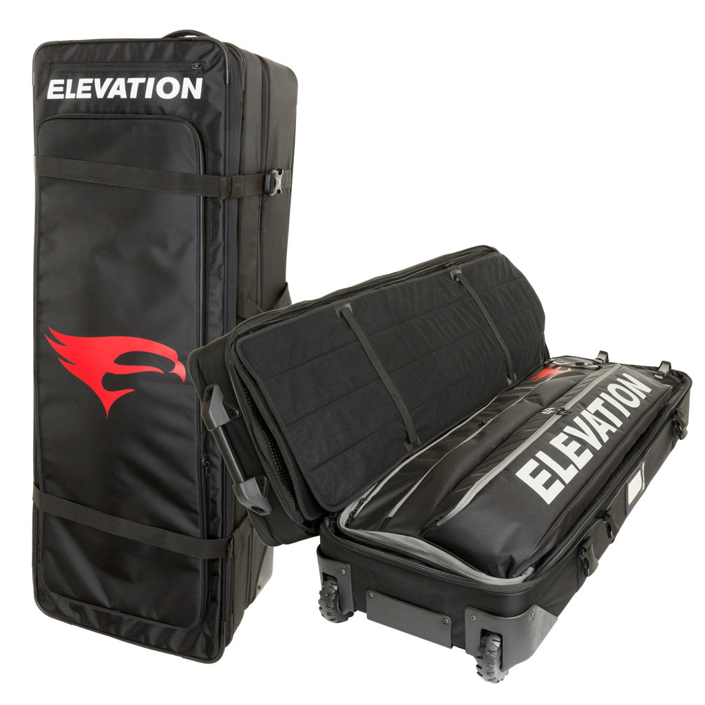 Elevation Jetstream Travel Case w/Talon44 Bow Case in Black - Front View