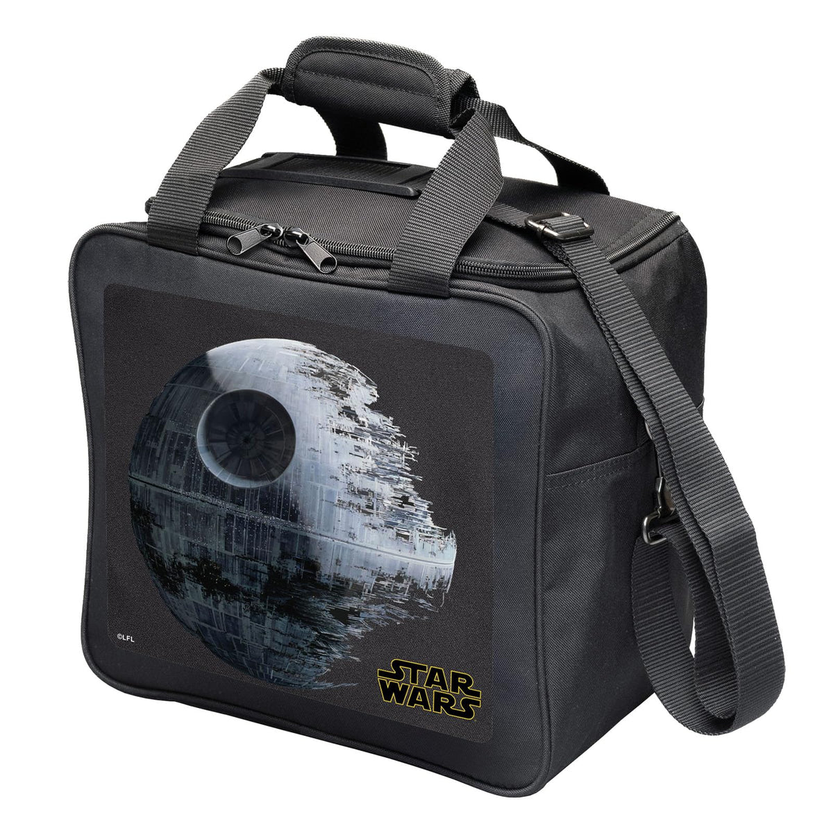 KR Strikeforce Star Wars Bowling Ball Tote Bag with Inside Shoe Storage and Side Accessory Pocket (Death Star) - view 2