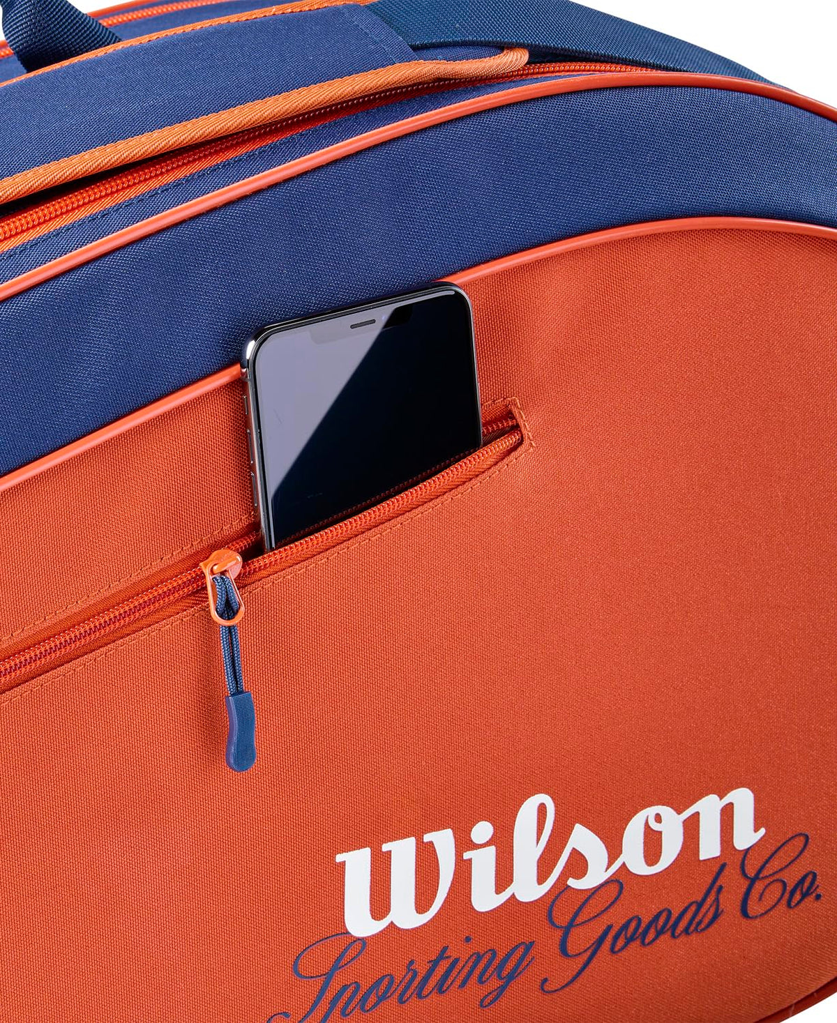 Wilson Roland-Garros 2026 Team 6 Pack Tennis Bag, Clay/Navy - alternate view 5