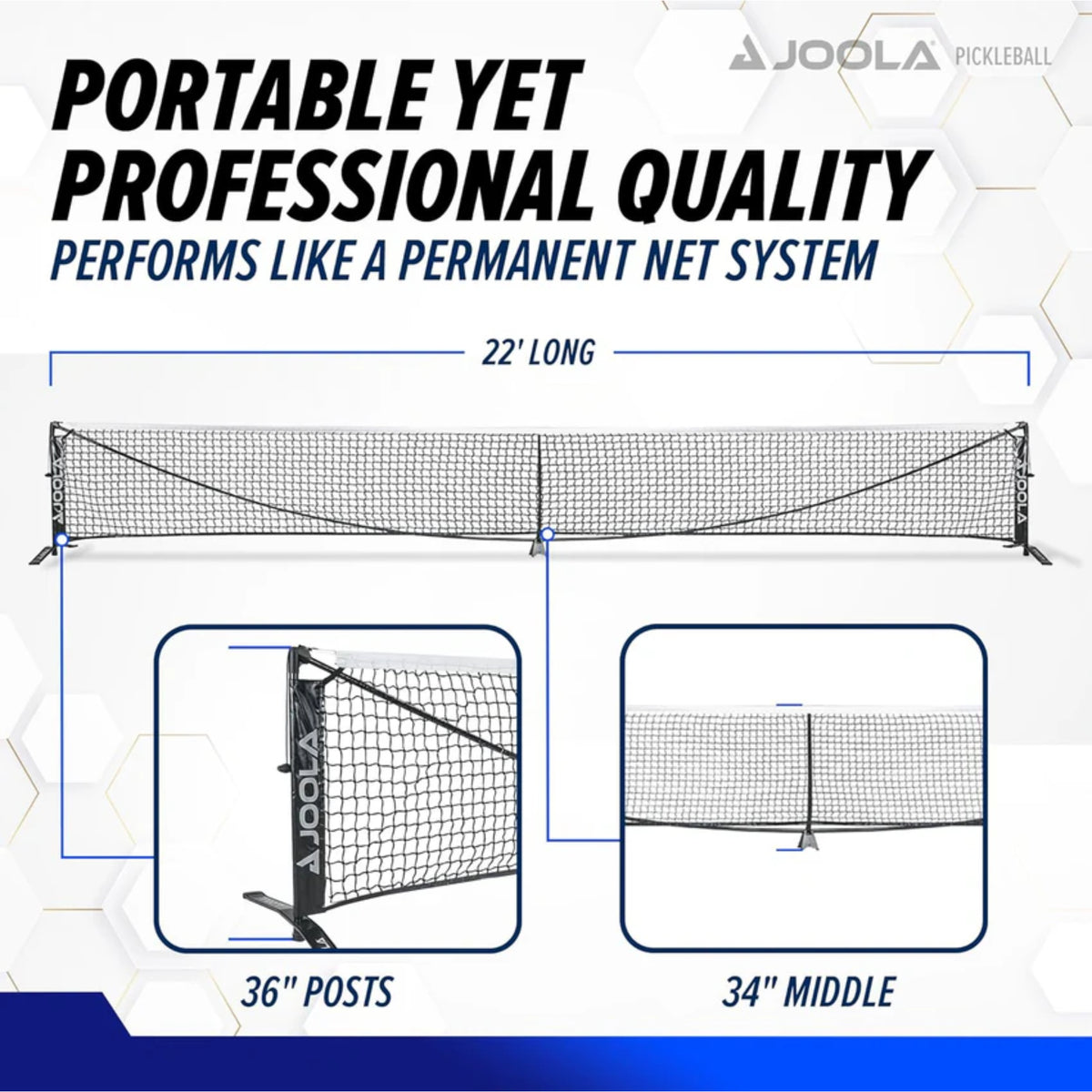 JOOLA Symmetry Pickleball Net